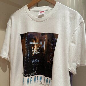 Supreme King of New York Tee, White, Size M